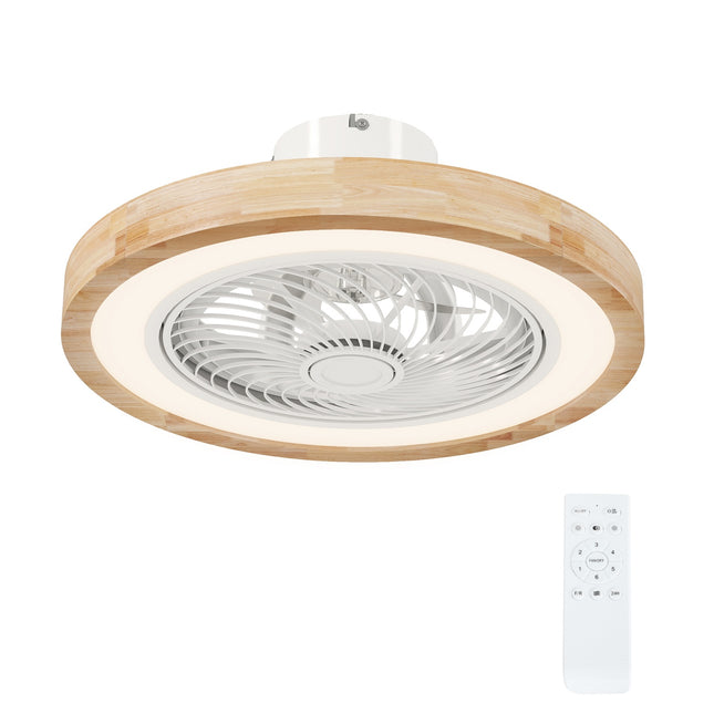 Stropní ventilátor se světlem a dálkovým ovládáním, stmívatelná LED, RGB, 6 rychlostí