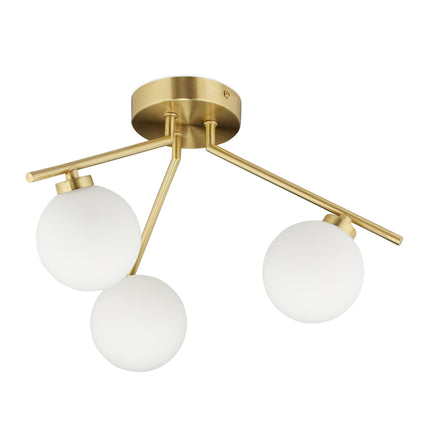 Stropní lampa, tříramenná