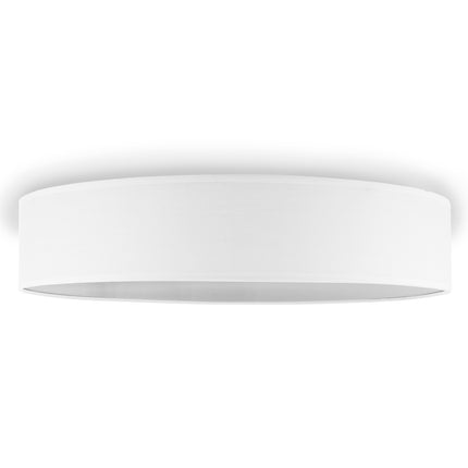 Stropní lampa textilní Ø50cm, bílá