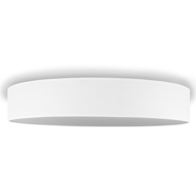 Stropní lampa textilní Ø60cm, bílá
