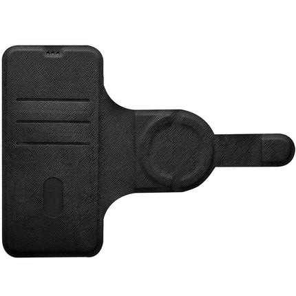 Celly Wally Mag Wallet Case for iPhone 18 Pro and 17 Pro, MagSafe, Black