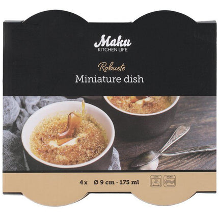 Keramické mini formičky, 4 ks