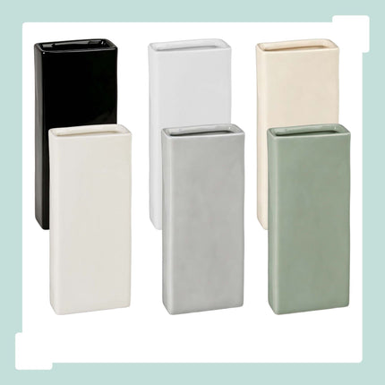 Ceramic Radiator Humidifier Set of 6 with Hooks, 400 ml, Light Grey
