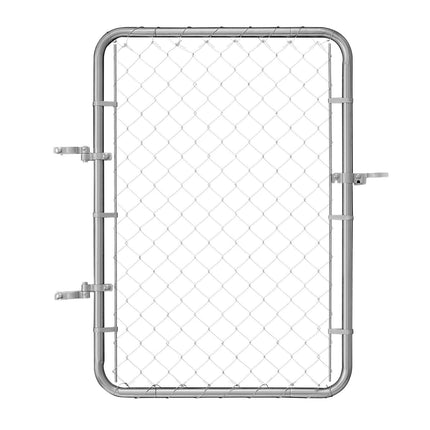 Chain Link Fence Gate, 32 x 46 in, Adjustable Galvanized
