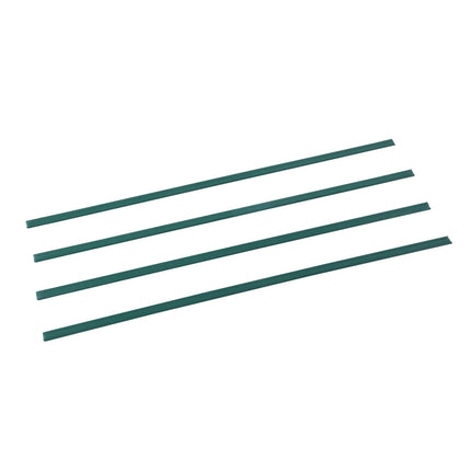 Chain Link Fence Privacy Slats, Bottom Lock, 4 Ft, Green