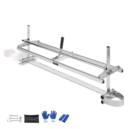 Chainsaw Mill, 14-48 In Guide Bar, 0.2-11.8 In Cut