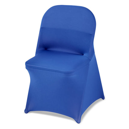 Chair Covers, 50 Pack Blue Stretch Polyester Spandex