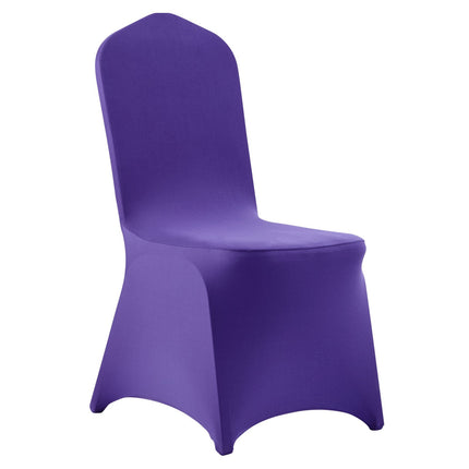 Chair Covers, 50-Pack Purple Stretch Spandex Slipcovers