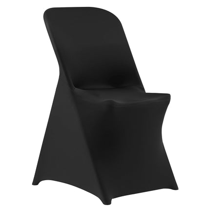 Chair Covers, Black Stretch Polyester Spandex, 30 Pack