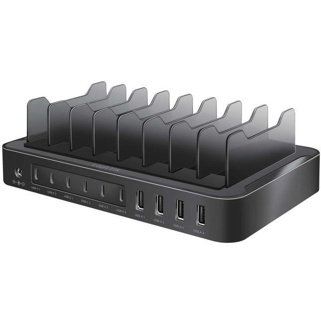 Nabíjecí stanice 10 portů 6 USB-C + 4 USB-A PD/QC3.0 120W