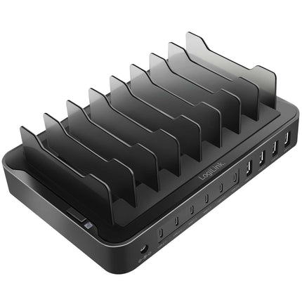 Charging station 10 ports 6 USB-C + 4 USB-A PD/QC3.0 120W
