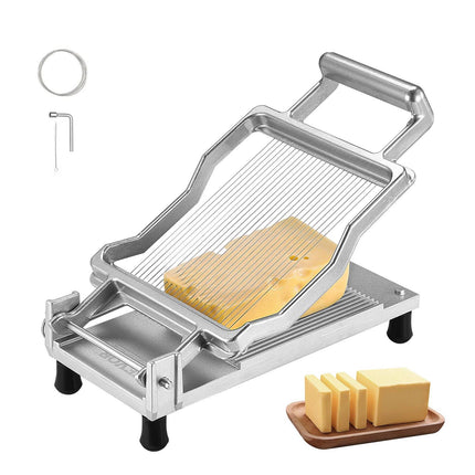 Cheese Slicer with Wire, 0.2-Inch Thin Slices, Aluminum Alloy