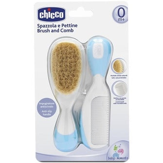 Chicco Brush And Comb, Light Blue