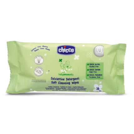 Chicco Cleansing Wipes, 72 Pcs