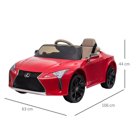 Elektrické auto pro děti Lexus LC500, dálkové ovládání, věk 3–6