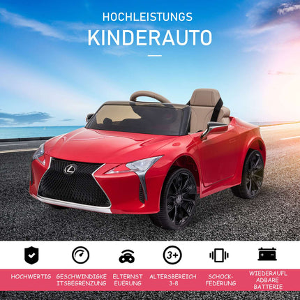 Elektrické auto pro děti Lexus LC500, dálkové ovládání, věk 3–6