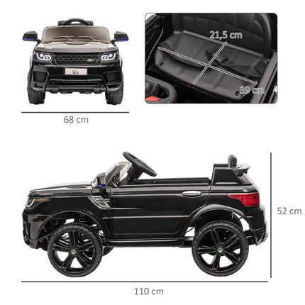 Elektrické auto pro děti s dálkovým ovládáním, světla, hudba