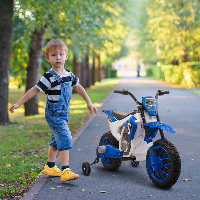 Dětská elektrická motorka 12V, odnímatelná kolečka, od 3 let