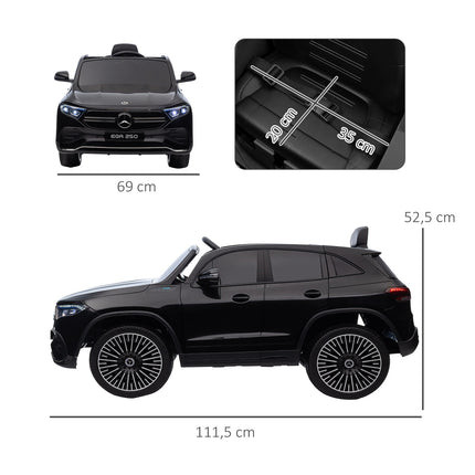 Elektrické auto pro děti s dálkovým ovládáním, MP3, světla, 3-8 let