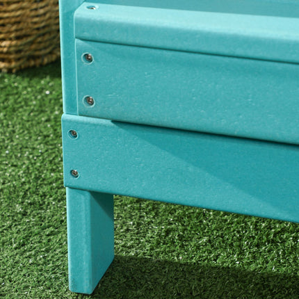 Dětská židle Adirondack v petrolejové barvě od 3 let, laťkový design