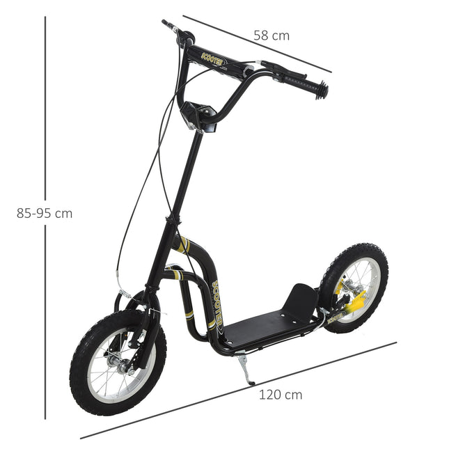 City scooter for children, aluminum frame, 12-inch tires