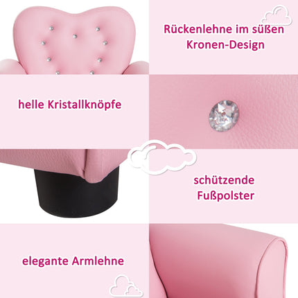 Pohovka ve tvaru srdce pro děti – útulný a roztomilý design, růžová