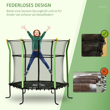 Zahradní trampolína 5.3 ft pro děti s ochrannou sítí