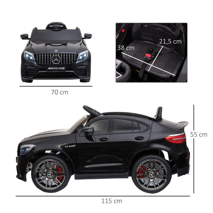Elektrické autíčko Mercedes-Benz GLA45 k svezení s dálkovým ovládáním