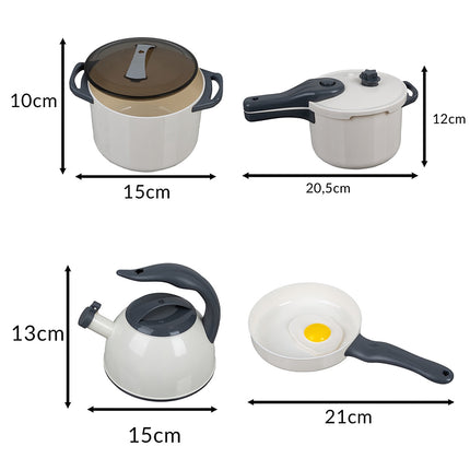 Dětská kuchyňka, 32dílná sada s příslušenstvím