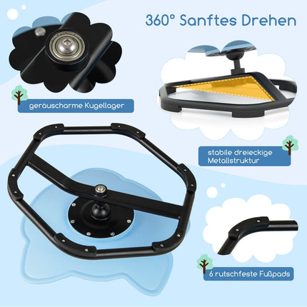 Dětské otočné senzorické křeslo 360 – modrý slon