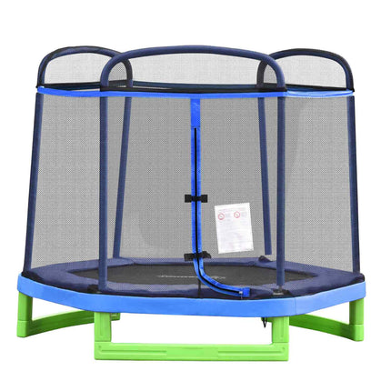 Dětská trampolína 7ft s ochrannou sítí – dovnitř i ven