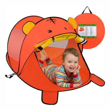 Dětský plážový stan s motivem medvěda, samorozkládací