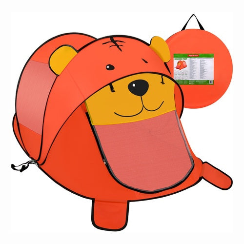 Dětský plážový stan s motivem medvěda, samorozkládací