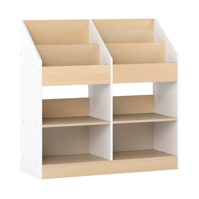 Dětská knihovna se 4 boxy a úložnými přihrádkami