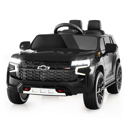 Dětské elektrické auto Chevrolet s dálkovým ovládáním 2.4G, odpružením, světly a hudbou, dětské autíčko černé