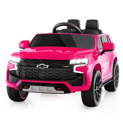 Dětské elektrické auto Chevrolet s dálkovým ovládáním 2.4G, odpružením, světly a hudbou, dětské autíčko růžové