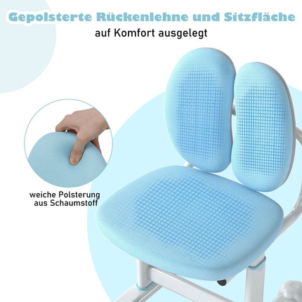 Dětská židle k psacímu stolu, nastavitelná výška, ergonomické opěradlo