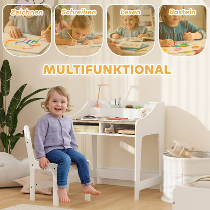 Dětský psací stůl a židle, ergonomické, 3-8 let