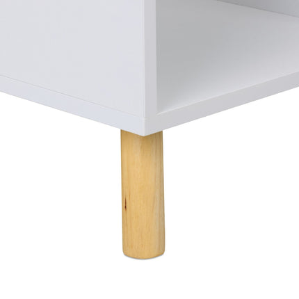 Children's House-Shaped Bookcase with 6 Compartments