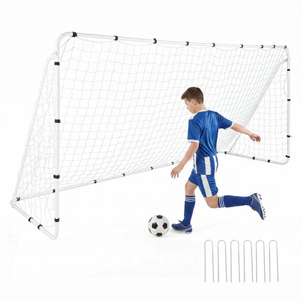 Children's Metal Football Goal 367x181 cm with PE Net
