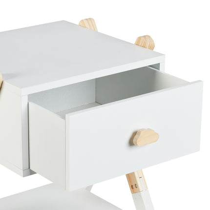 Dětský noční stolek se zásuvkou, design X