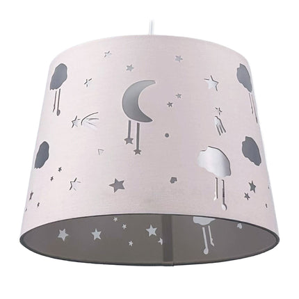 Závěsná lampa do dětského pokoje – motiv noční oblohy