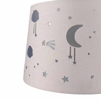 Závěsná lampa do dětského pokoje – motiv noční oblohy