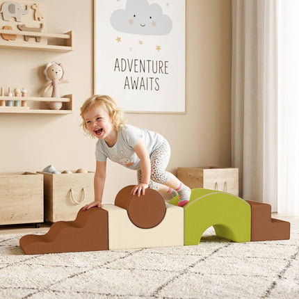 Children's Soft Play Set, 5-Piece Foam Blocks, Corduroy