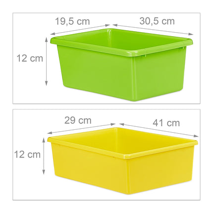 Dětský úložný regál s boxy