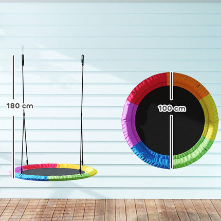 Dětská houpačka, 100cm, pro 3 děti, nosnost 300kg
