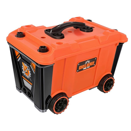 Children's Tool Set 63 Pieces with Toolbox and Battery Drill, DIY Play Set