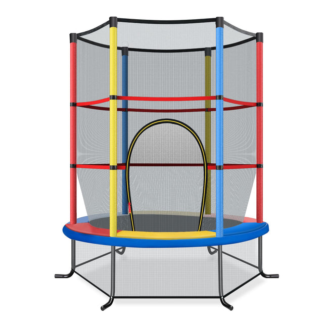 Dětská trampolína s ochrannou sítí, 165cm, nosnost 135kg