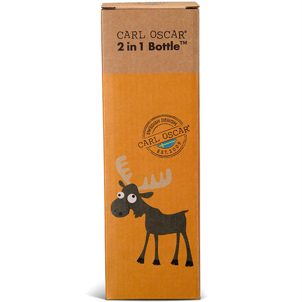 Dětská láhev 2v1 0.3 + 0.15L oranžová
