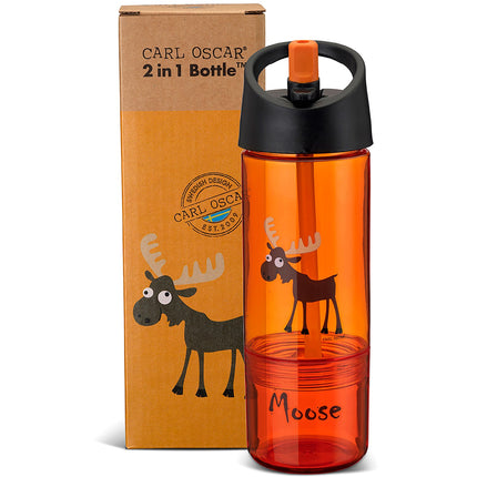 Dětská láhev 2v1 0.3 + 0.15L oranžová